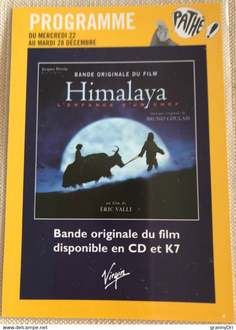 Cinema Pathe Wepler Paris 1999 -himalaya Eric Valli - Afiches En Tarjetas