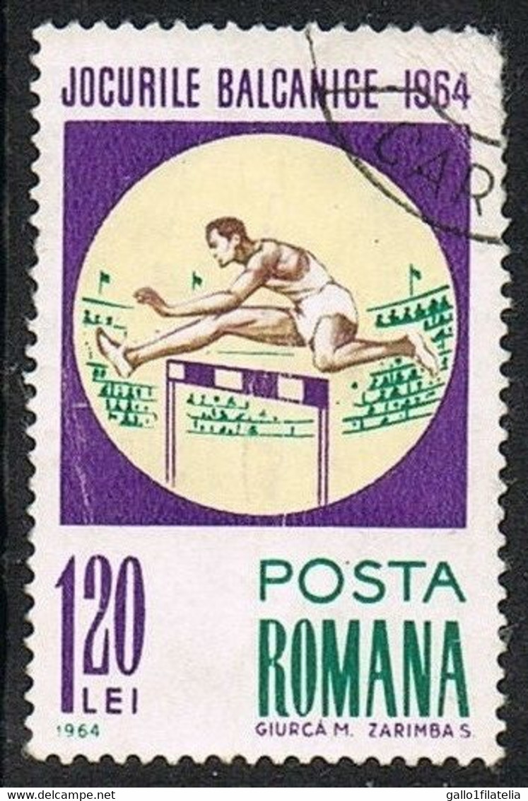 1964 - ROMANIA - GIOCHI DEI BALCANI / BALKAN GAMES. USATO - Usati