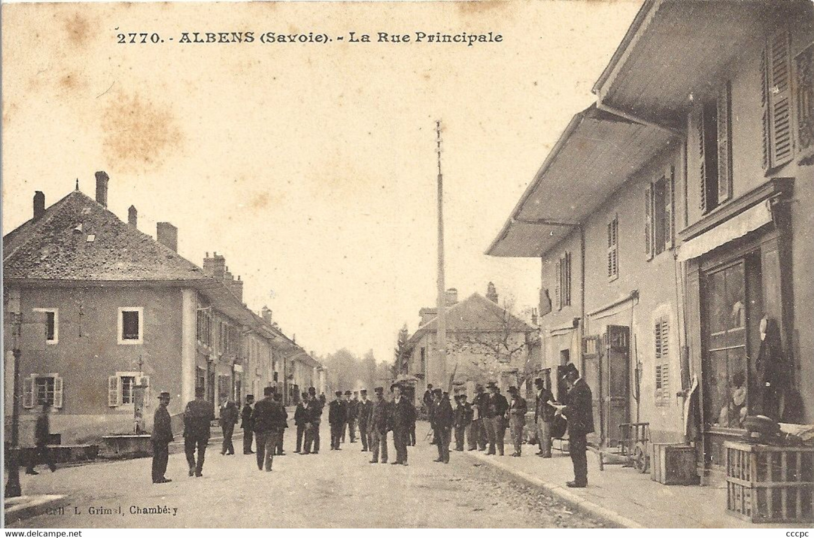 CPA Albens La Rue Principale - Albens