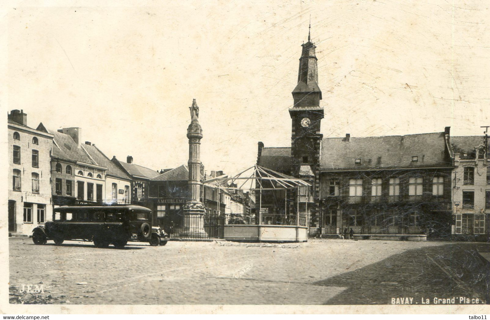 9 - Bavay - La Grand' Place- Kiosque Provisoire? - Bavay