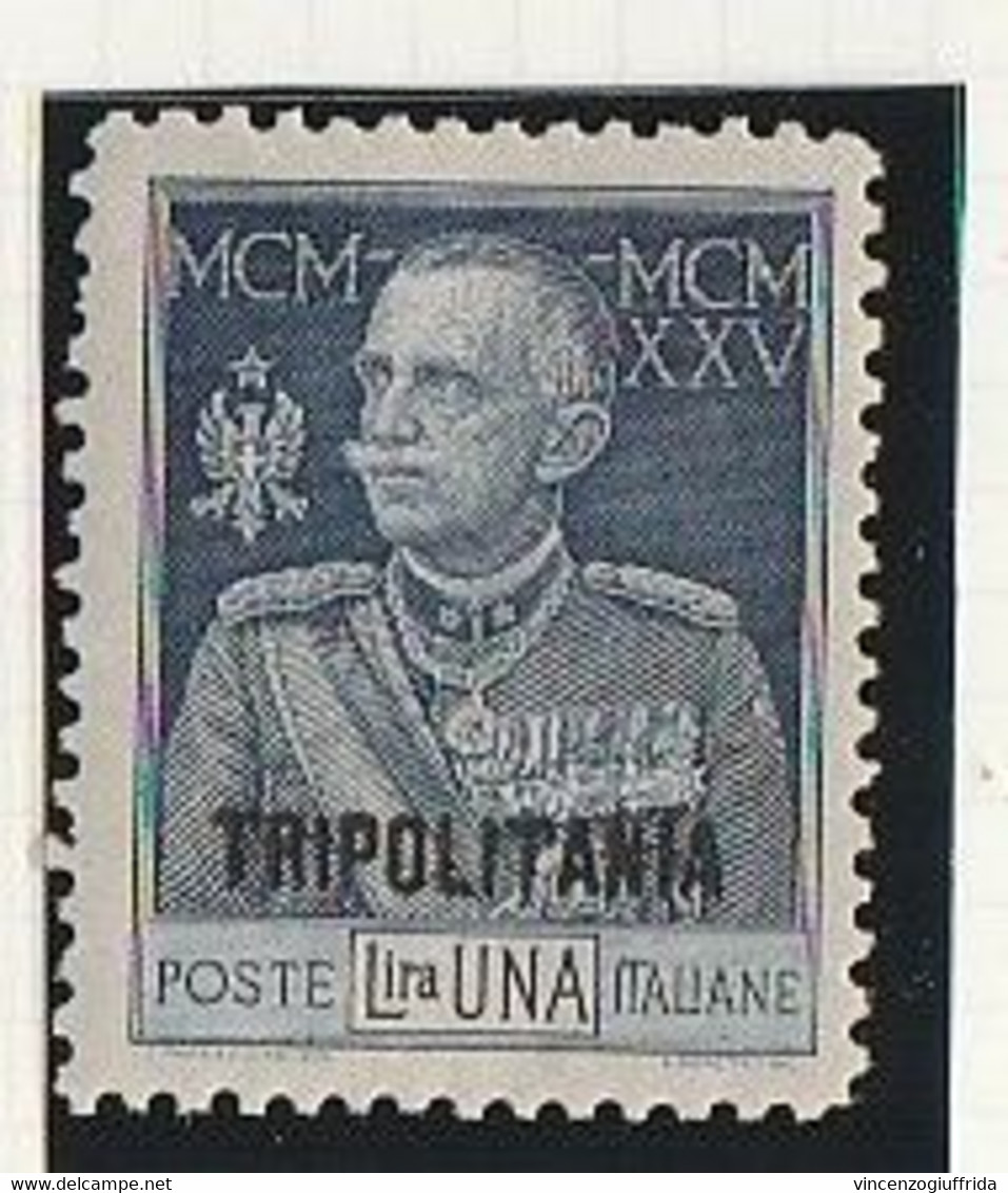 Tripolitania Italiana 1925-26 Giubileo Del Re Franc. D'Italia Soprastampati  Sassone N.23/24/26A/27 - Tripolitania