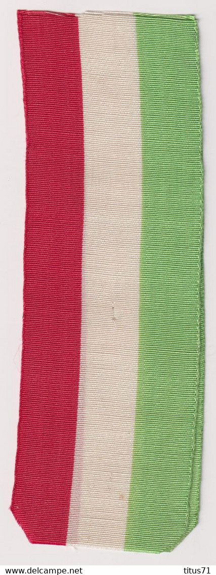 Ruban Drapeau Italie - 5,5 X 16 Cm - Très Bon état - Banderas