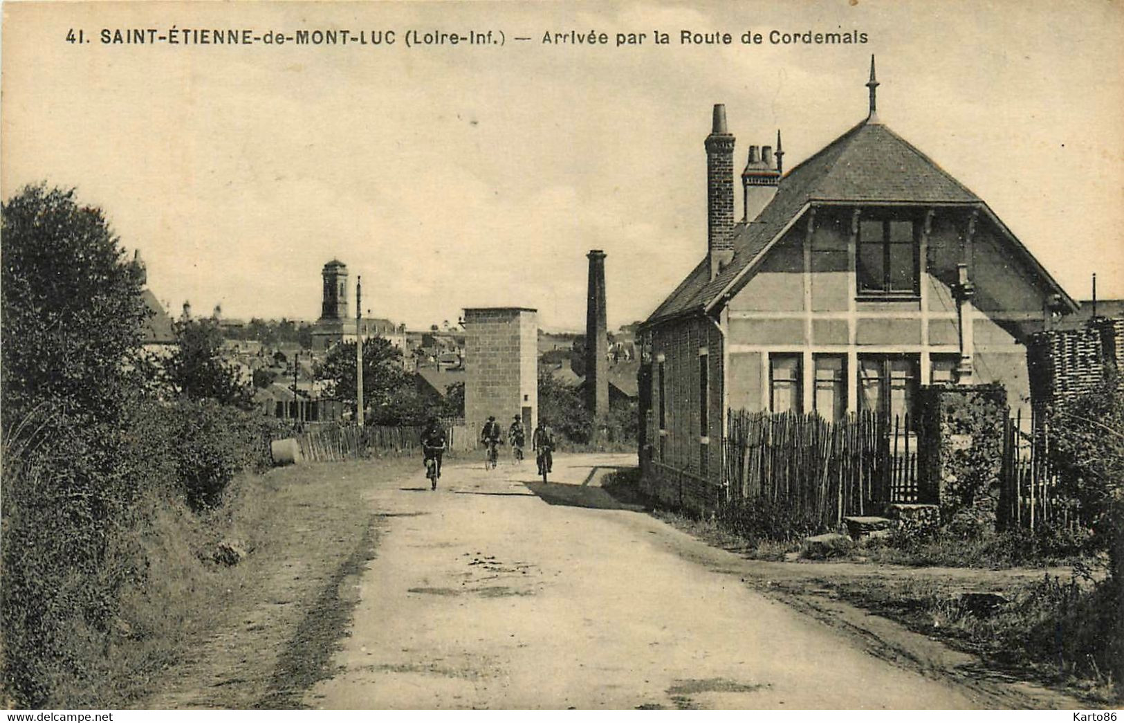 St étienne De Montluc * Arrivée Par La Route De Cordemais - Saint Etienne De Montluc
