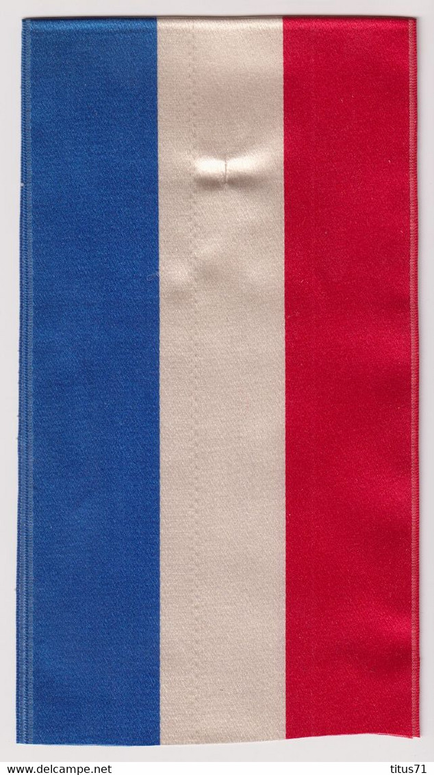 Ruban Drapeau France - 8,8 X 15,5 Cm - Très Bon état - Bandiere