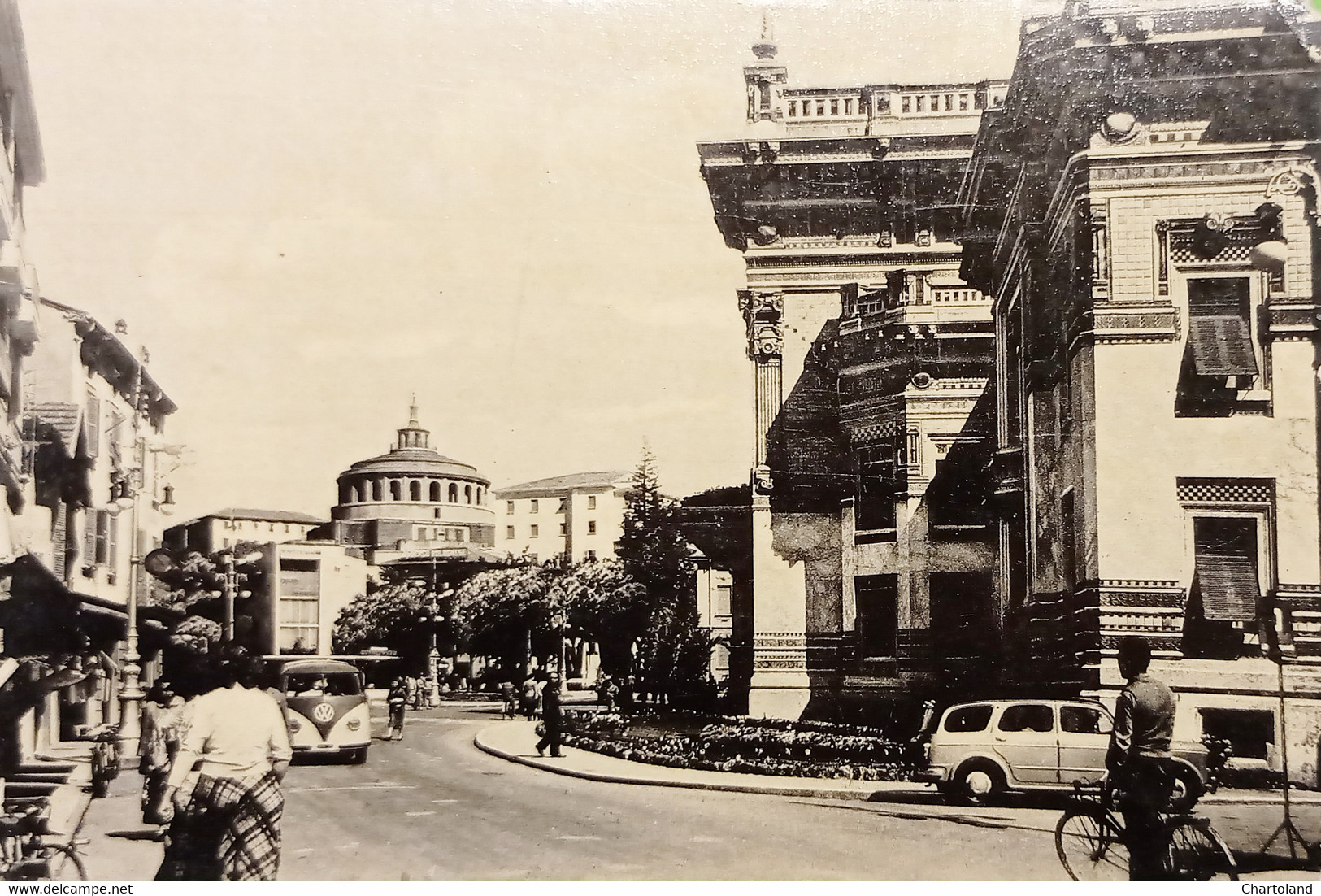 Cartolina - Salsomaggiore - Terme Berzieri E Piazza - 1957 - Parma