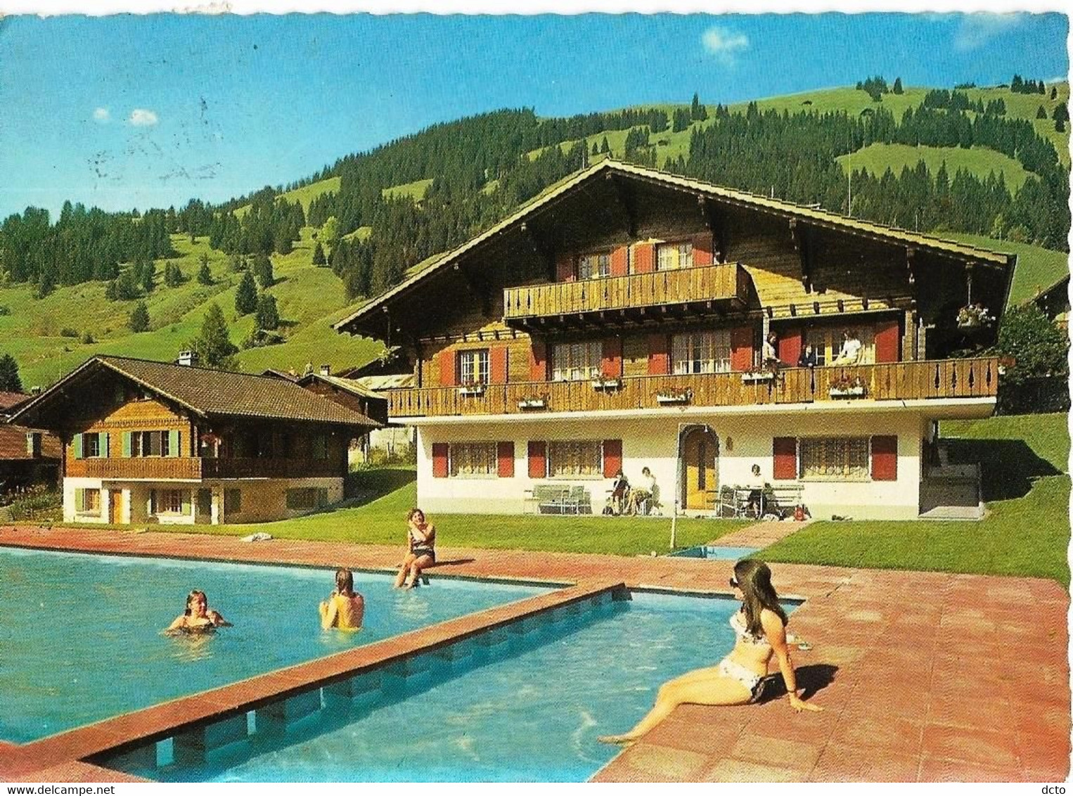 ROUGEMONT Institut Alpin "La Vide-manette" (Suisse)  Ed. Wehrli, Cpsm GF - Rougemont