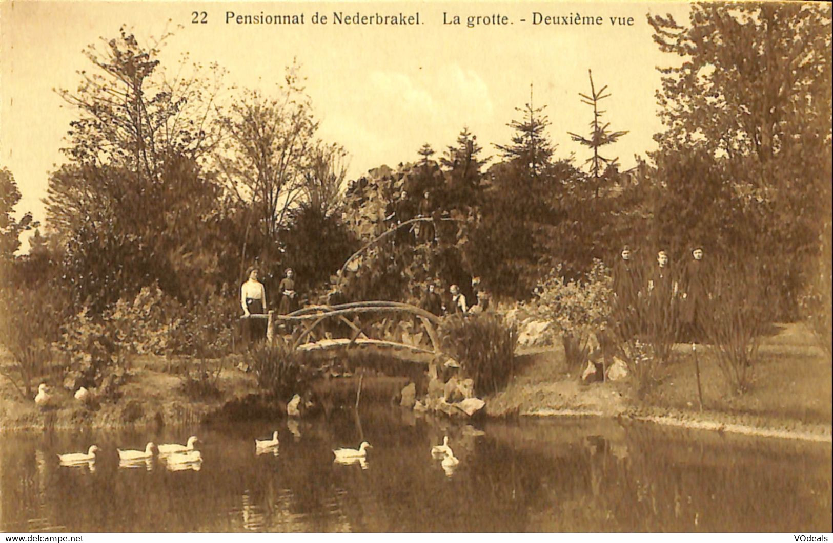 035 770 - CPA - Belgique - Nederbrakel - Pensionnat - La Grotte - Deuxième Vue - Brakel