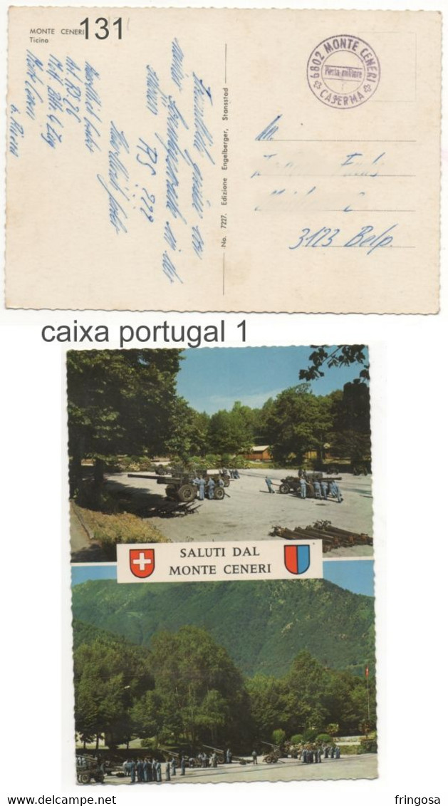 FELDPOST: 6802 MONTE CENERI CASERMA - Postmarks