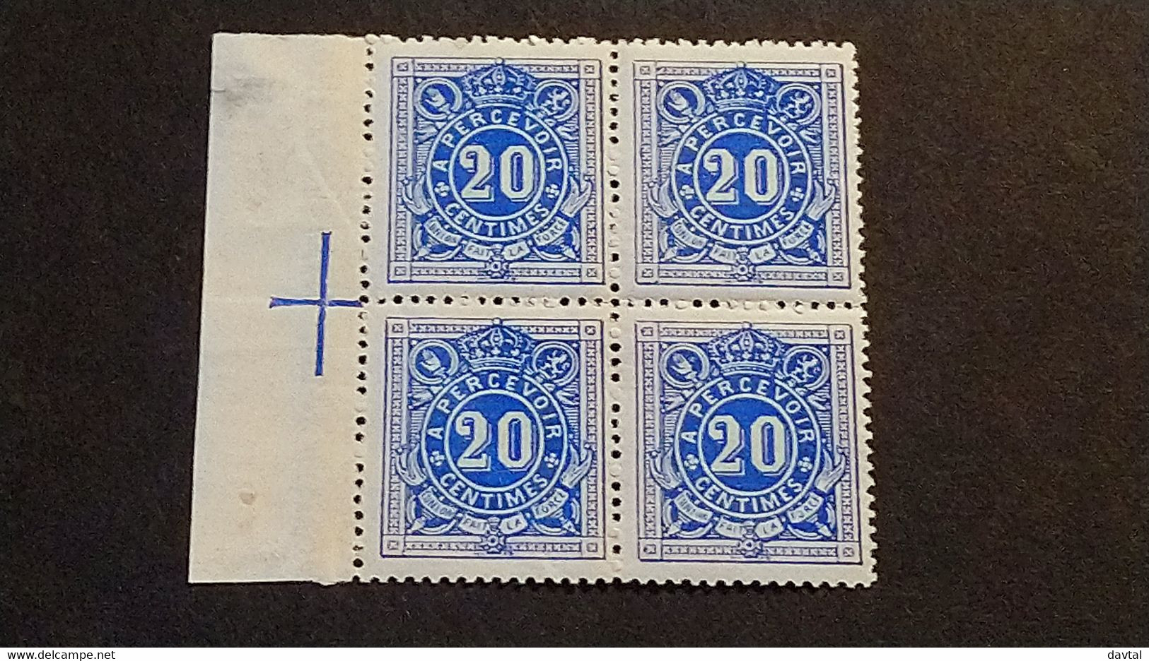 TX 2A  **   In Blok Van 4 - Briefmarken