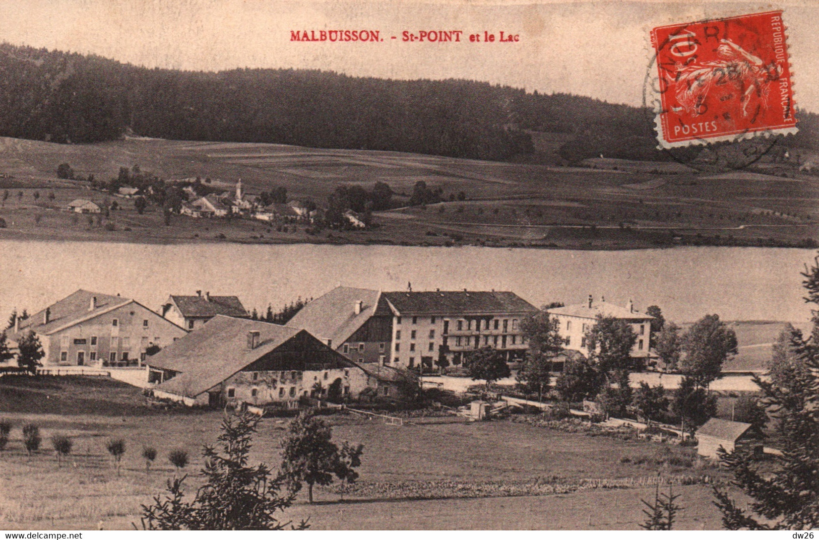 Malbuisson (Doubs) St Saint Point Et Le Lac - Edition Fr. Borel - Otros & Sin Clasificación