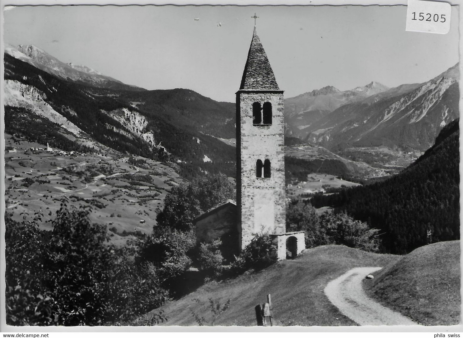 Mon Bei Tiefencastel Das Alte Kirchlein St. Gosmas Und Damian - Tiefencastel