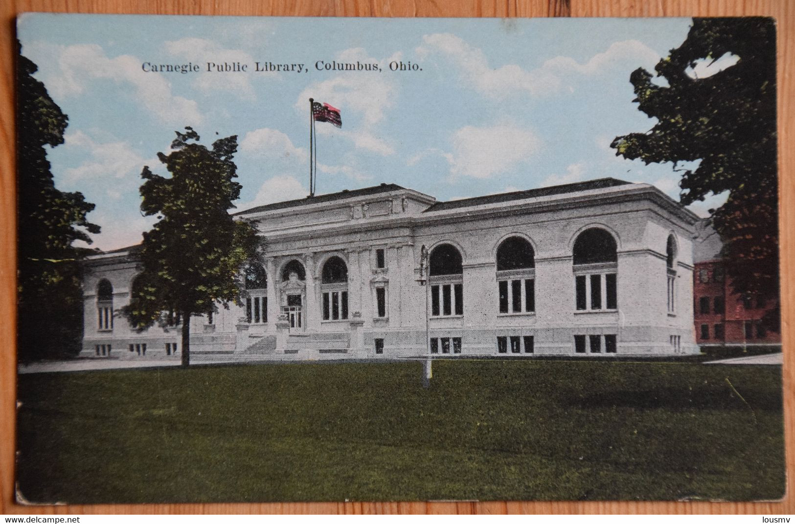 Columbus Ohio - Carneggie Public Library - Colorisée - (n°21466) - Columbus