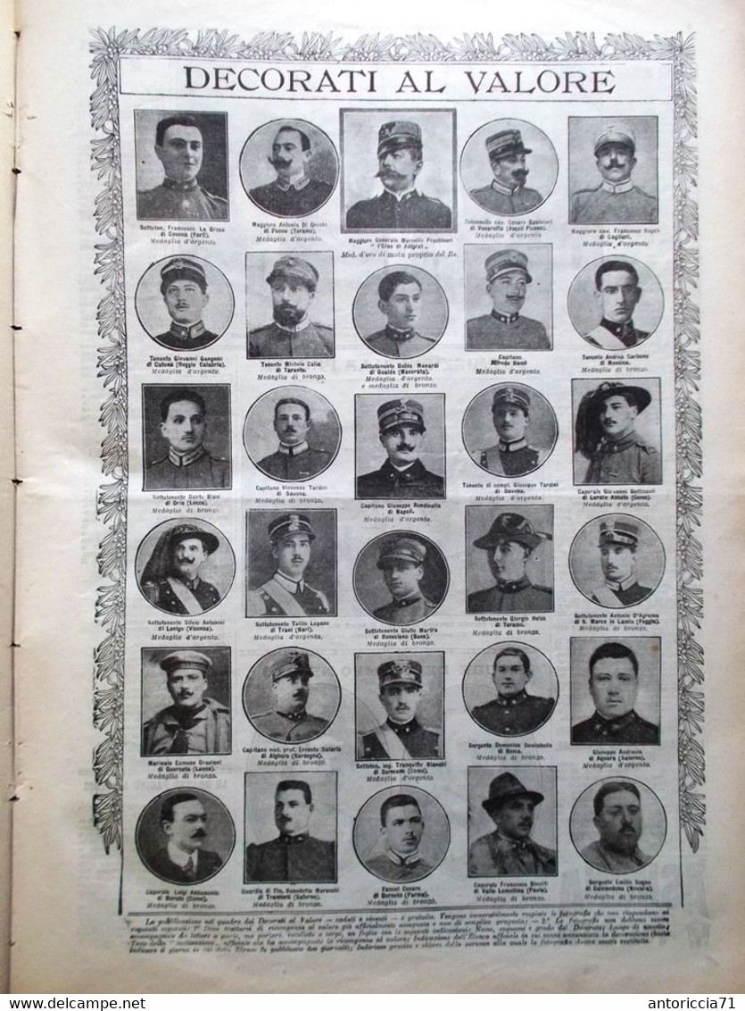 La Domenica Del Corriere 2 Luglio 1916 WW1 Alpini Absburgo Val D'Adige Trieste - War 1914-18