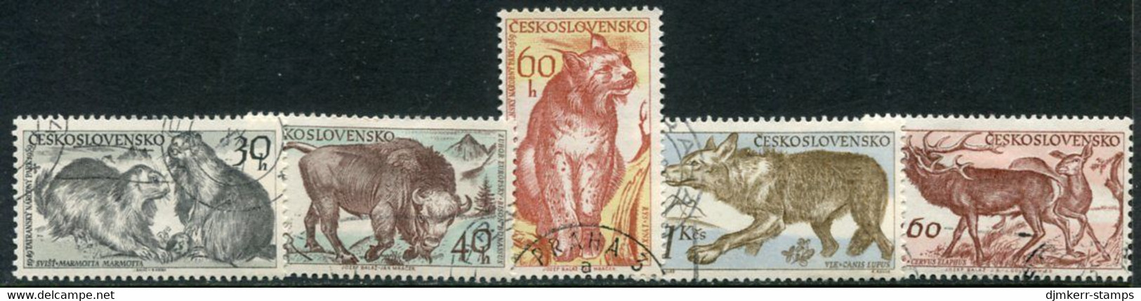 CZECHOSLOVAKIA 1959 Tatra Nature Reserve Used.  Michel 1153-57 - Oblitérés