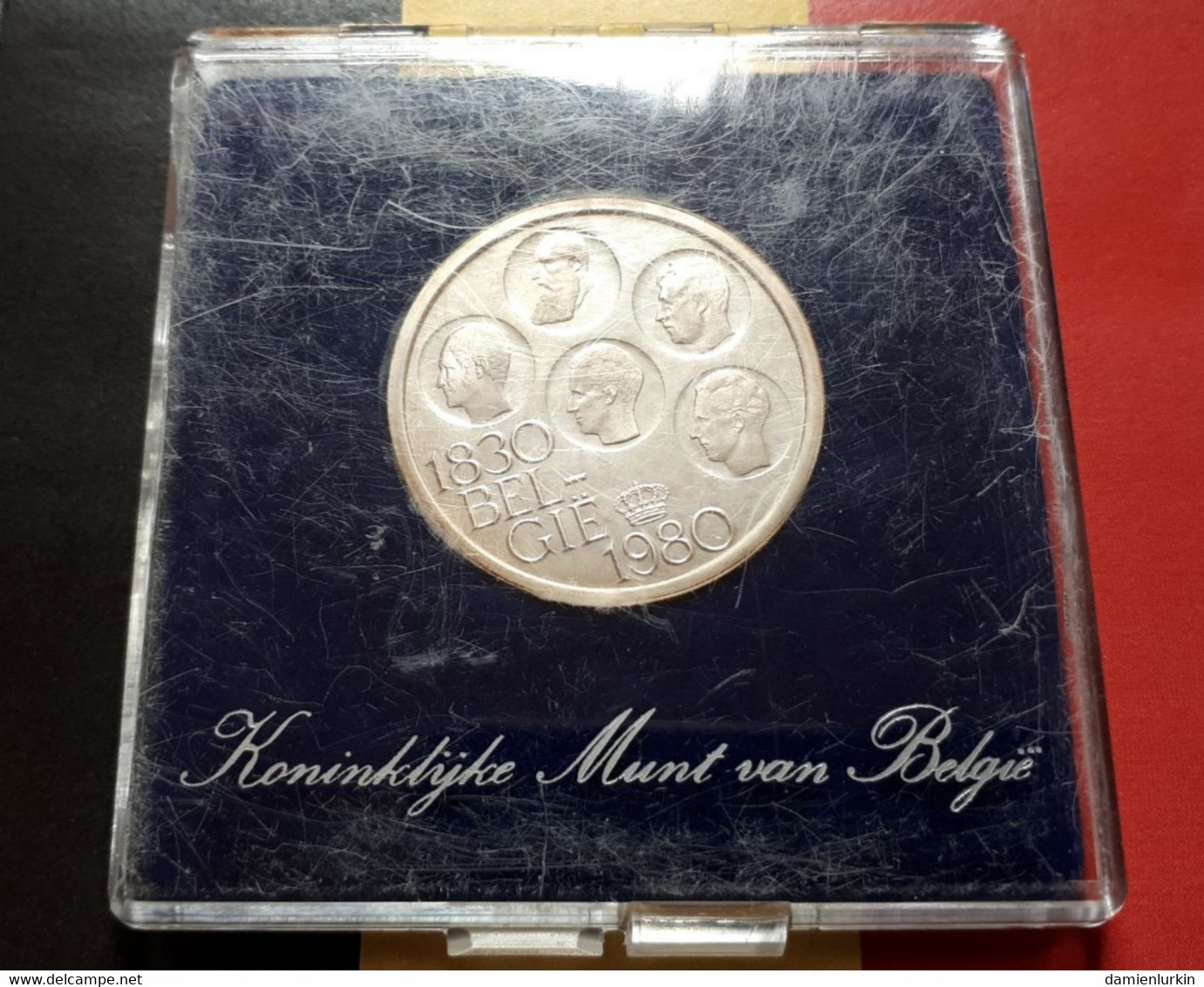 BELGIE BOUDEWIJN 500 FRANK QP 1830-1980 150 JAAR ONAFHANKELIJKHEID QUALITY PROOF ARGENT/ZILVER/SILVER ORIGINAL BOX - 500 Frank