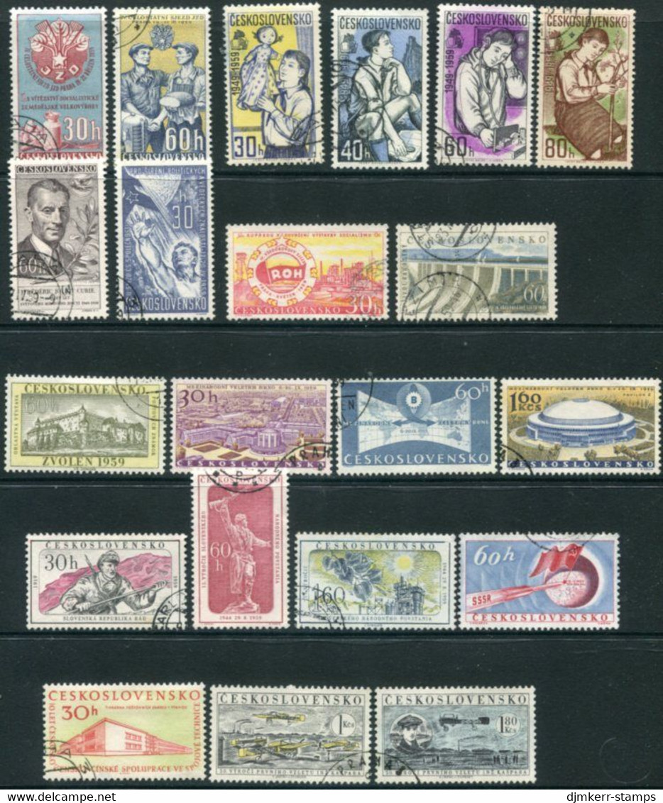 CZECHOSLOVAKIA 1959 Eleven Complete Issues,  Used. - Used Stamps