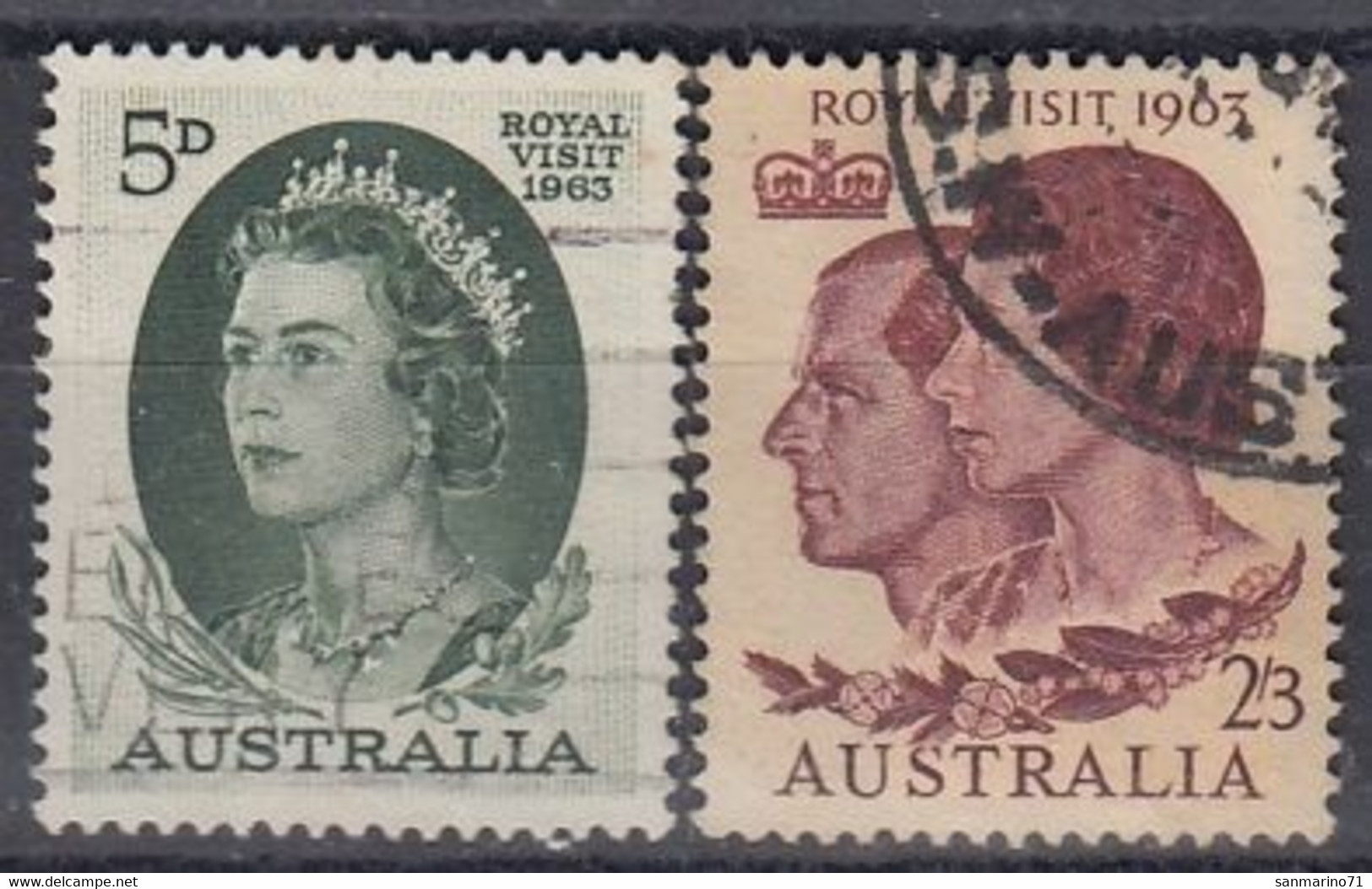 AUSTRALIA 323-324,used - Usati