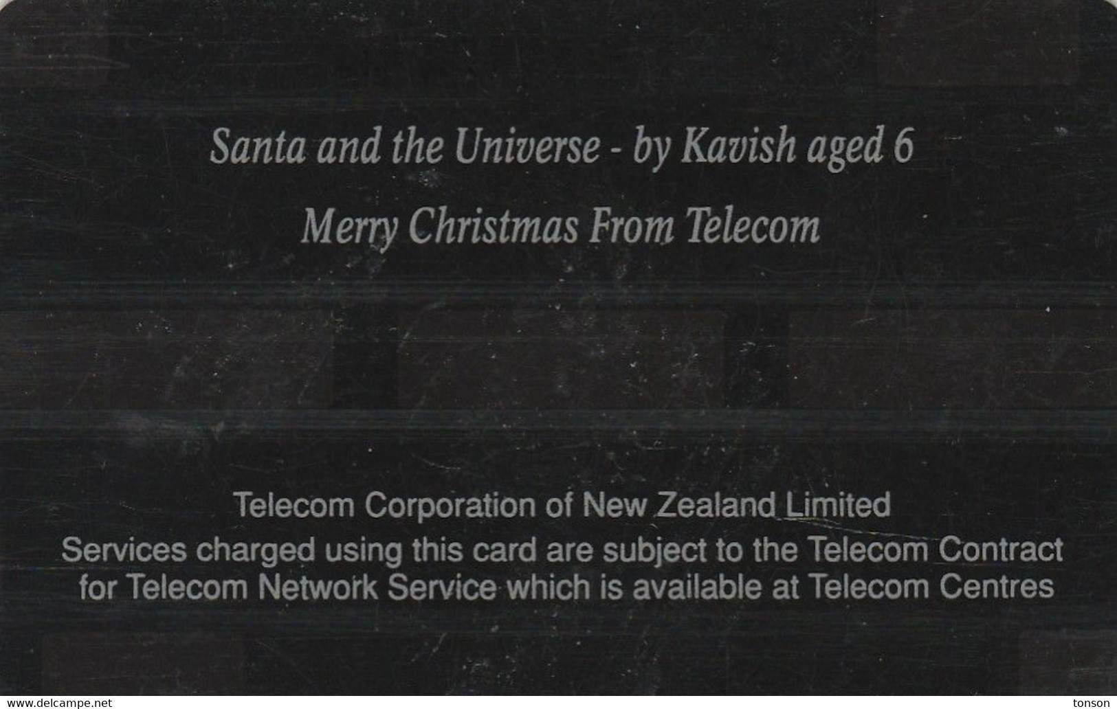 New Zealand, NZ-G-021, $5, 1990 Christmas, Santa And The Universe. - Weihnachten