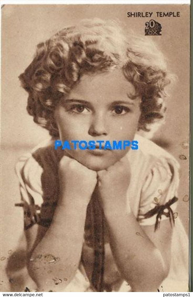 172118 ARTIST SHIRLEY TEMPLE US ACTRESS CINEMA MOVIE PUBLICITY CINE SELECT NO POSTAL POSTCARD - Attori