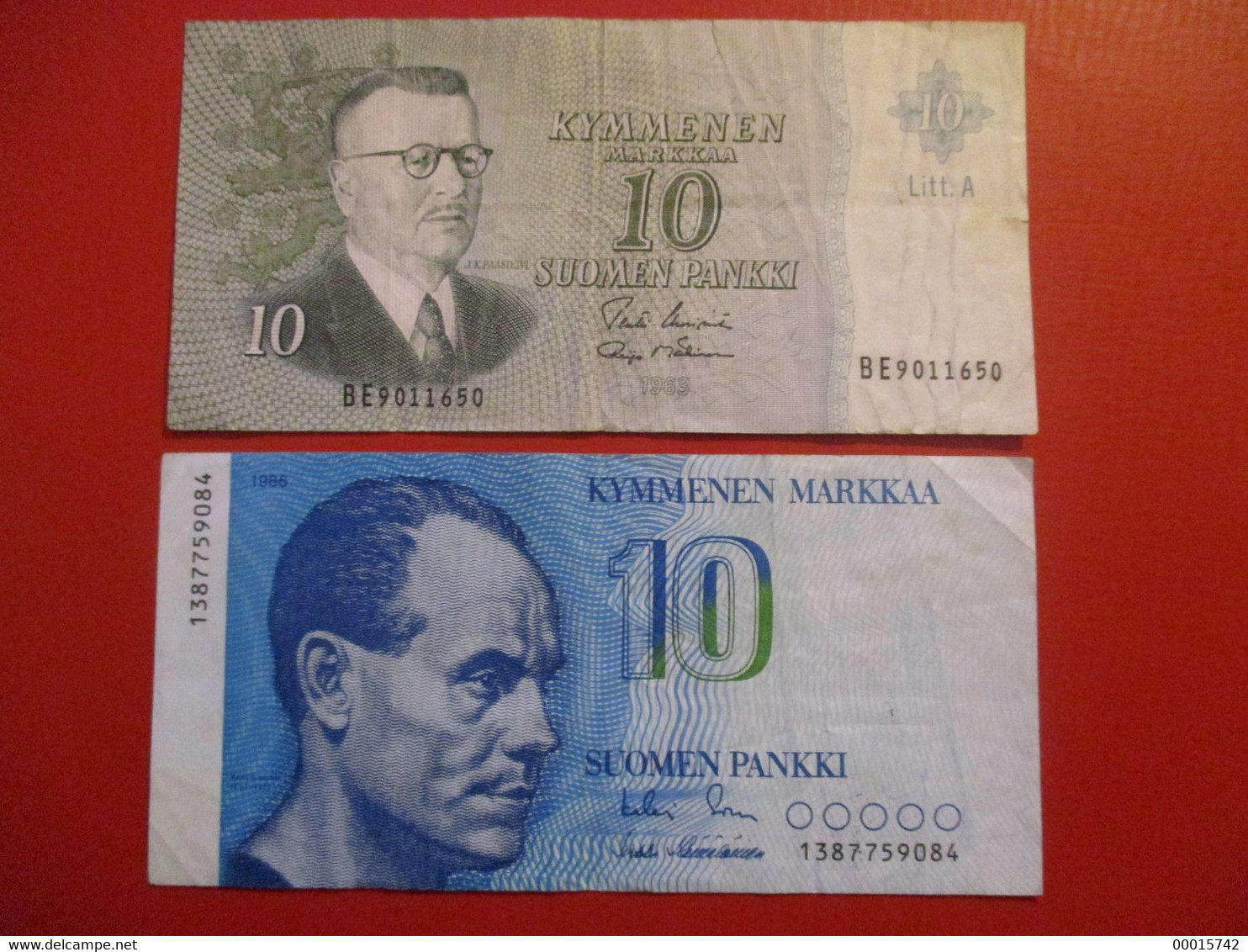 FINLAND 10 MK 1963 + 10 MK 1986   D-1024 - Finnland