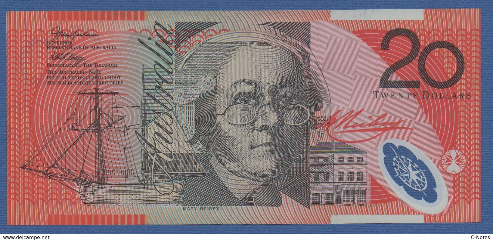 AUSTRALIA - P.59c – 20 Dollars 2005 XF/AUNC Serie FM 05 855839 - 2005-... (kunststoffgeldscheine)