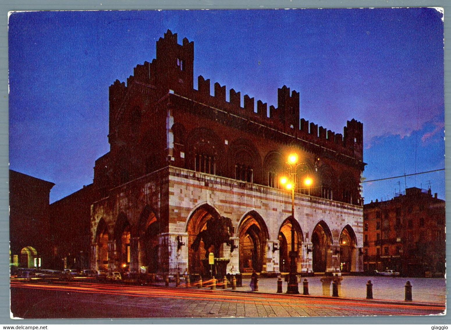 °°° Cartolina - Piacenza Piazza Dei Cavalli E Palazzo Gotico Viaggiata (l) °°° - Piacenza