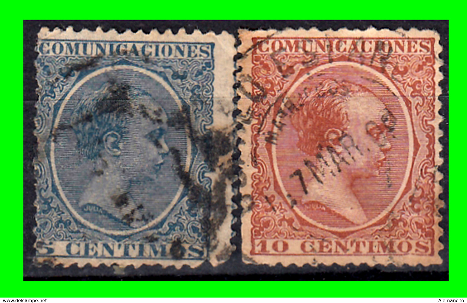 FILIPINAS -&-  SELLO AÑO 1889-1889 TIPO ALFONSO XIII - ( OFERTA ) - Used Stamps