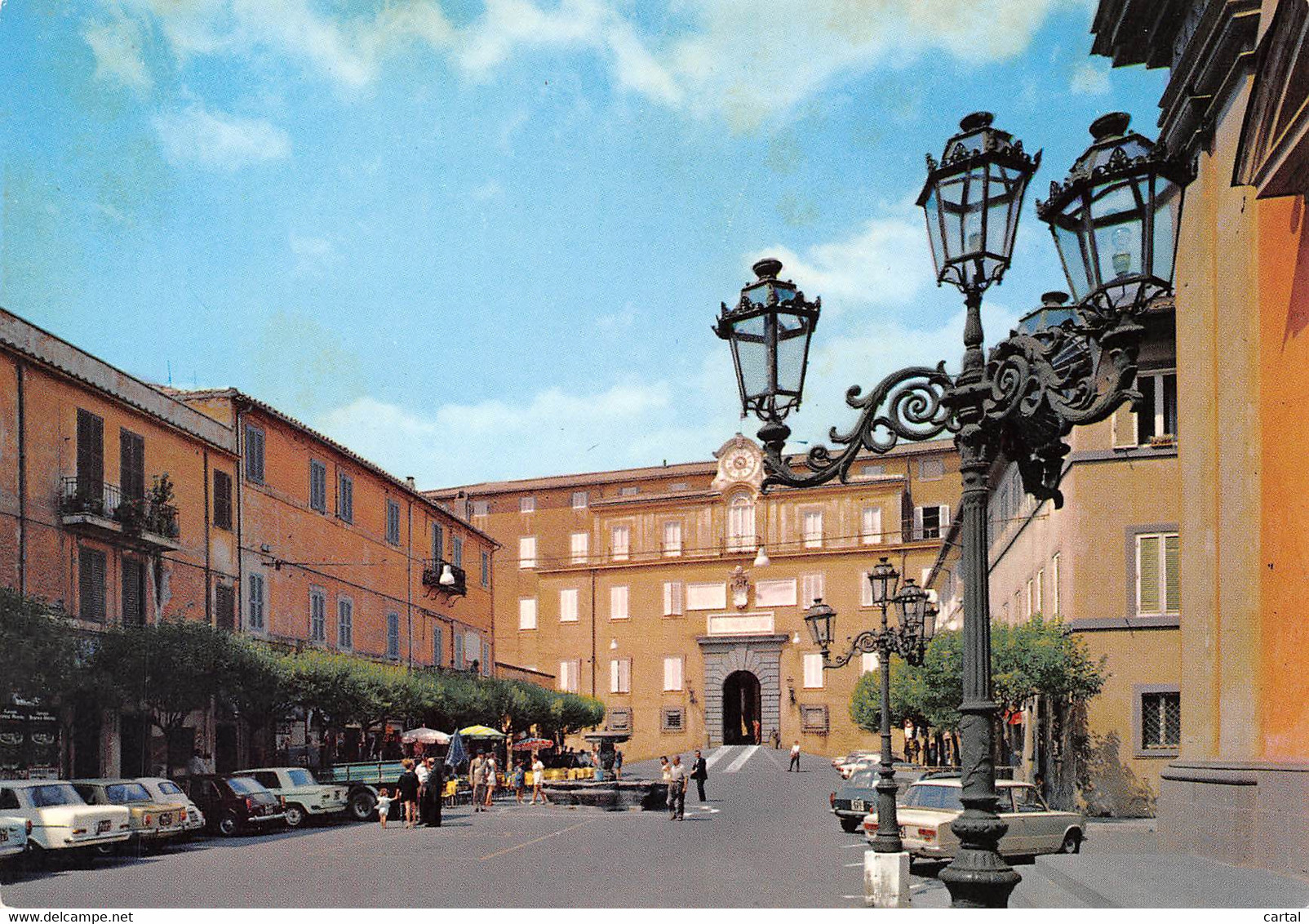 CPM - CASTEL GANDOLFO - Piazza Della Libertà E Palasso Pontificio - Altri & Non Classificati