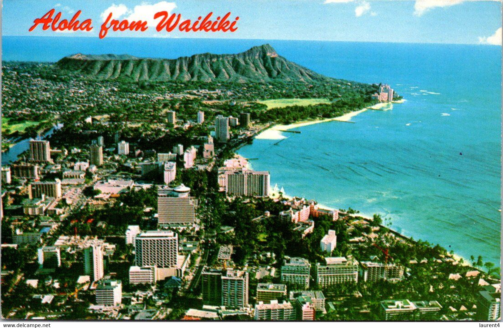 (5 A 17) Older Postcard - USA - Hawaii - Waikiki - Hawaï