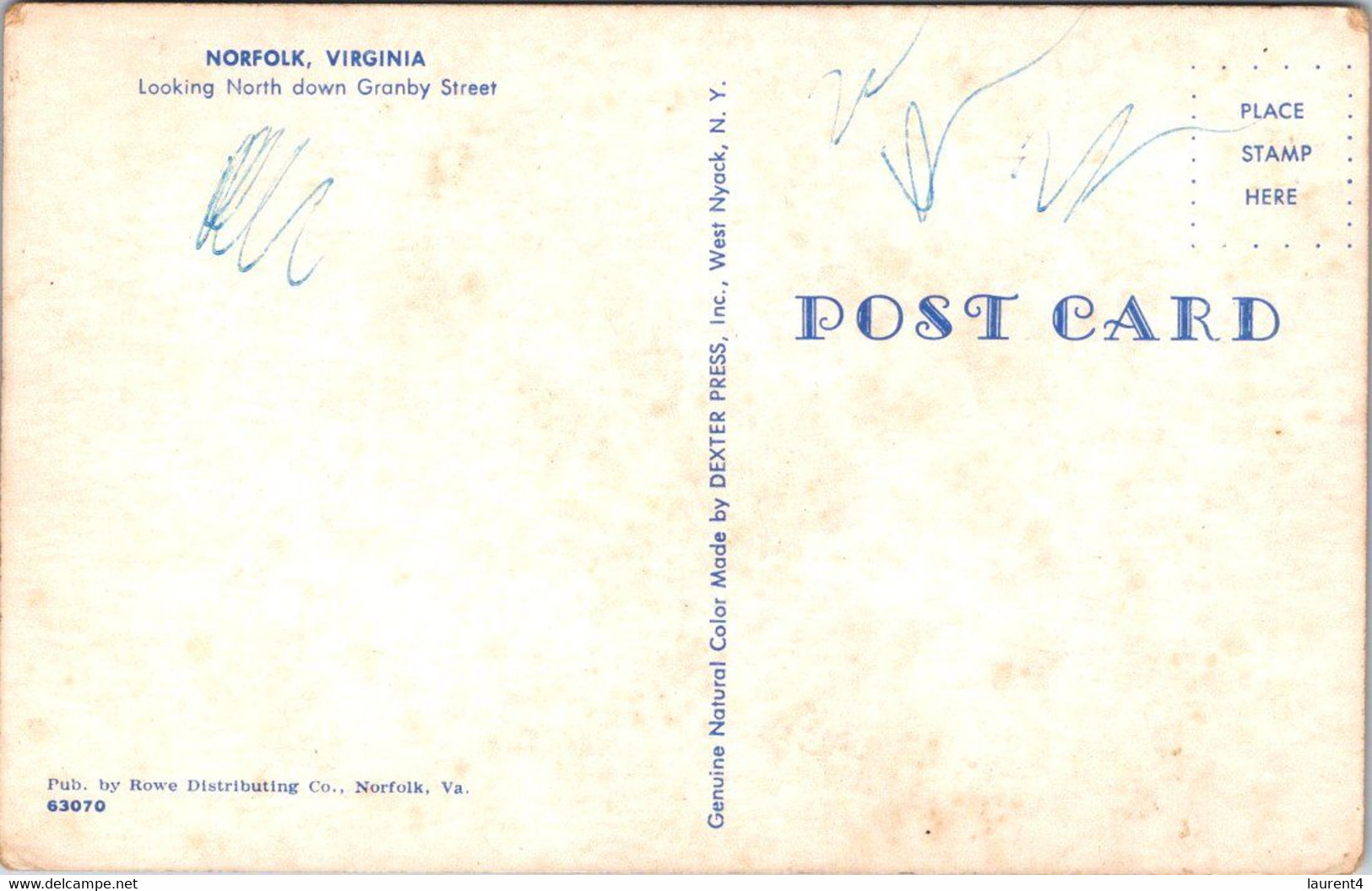 (5 A 17) Older Postcard - USA - Norfolk - Norfolk