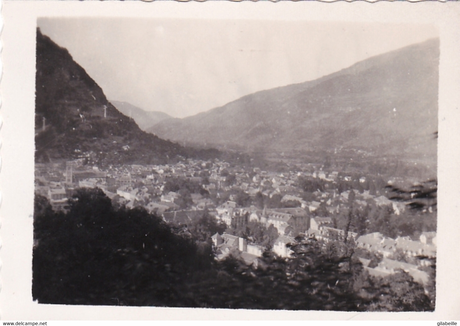 Photo 6.2 X 4.5 - LUCHON ( 31 )  Vue Du Chemin De Fer Electrique - Aout 1934 - Places