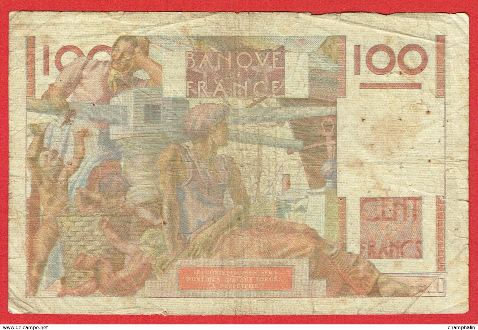 France - Billet De 100 Francs Type Jeune Paysan - 18 Juillet 1946 - 100 F 1945-1954 ''Jeune Paysan''