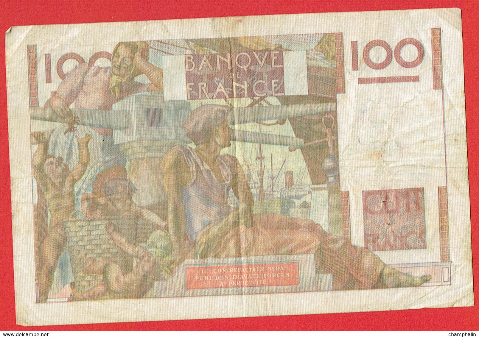 France - Billet De 100 Francs Type Jeune Paysan - 1er Octobre 1953 - 100 F 1945-1954 ''Jeune Paysan''