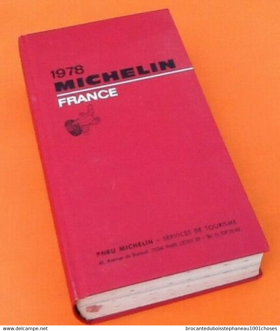 Guide Michelin France (1978) 1199 Page  (200x110x40)mm - Michelin (guides)