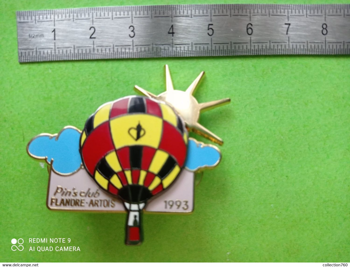 Pin's Montgolfière  Club Flandre Artois - 1993 - Montgolfières