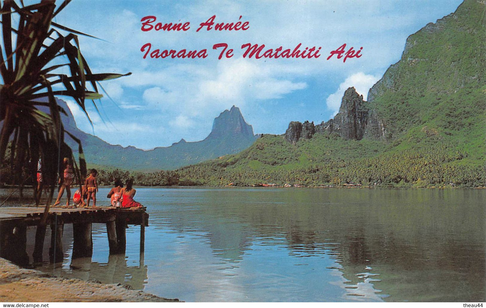 POLYNESIE-FRANCAISE - TAHITI - Lot de 6 Cartes  - Papeete, Tamouré, Pirogue, Moorea, Mont Roniu .......