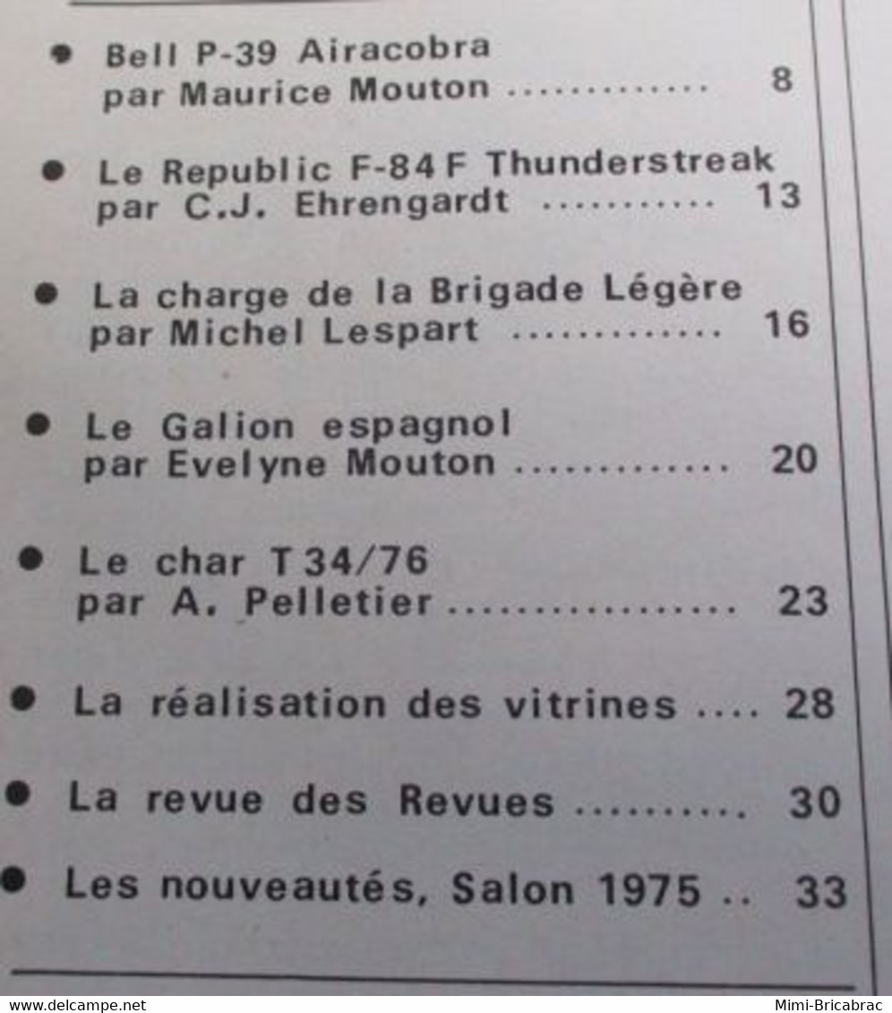 Revue De Maquettisme Plastique Années 60/70 : MPM N°48 Excellent état ! Sommaire En Photo 3 - France