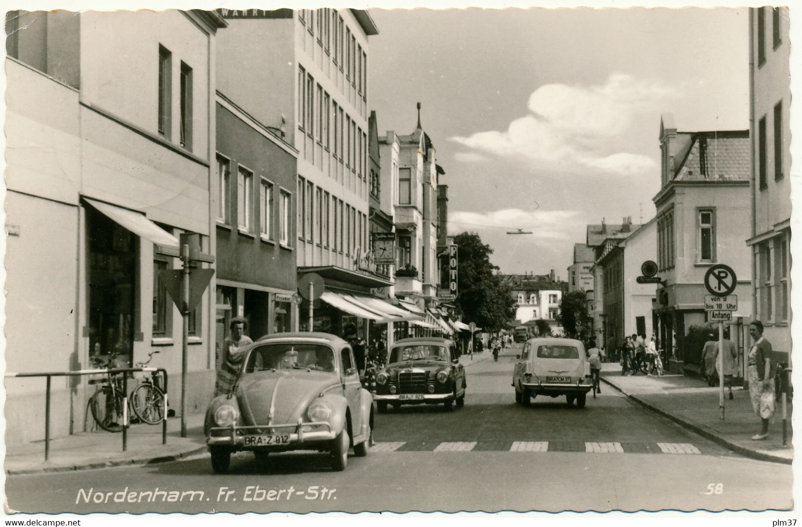 NORDENHAM - Fr. Ebert Str. - Automobiles, Coccinelle Volkswagen, Mercedès - Nordenham