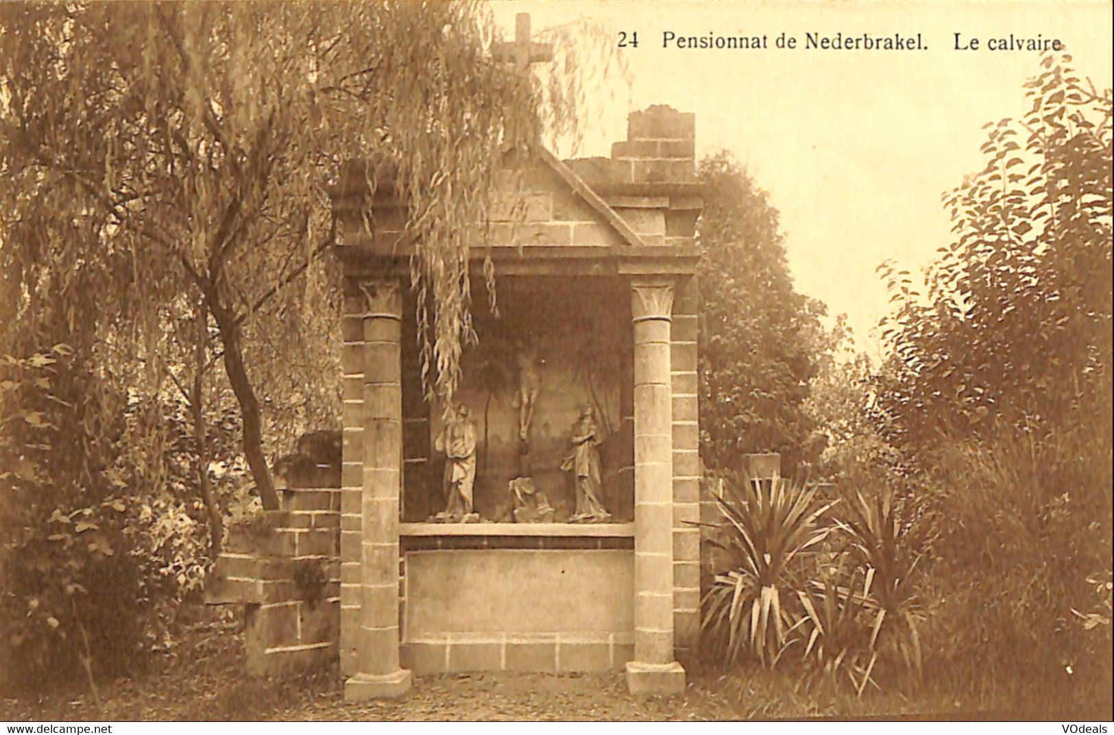 035 783 - CPA - Belgique - Nederbrakel - Pensionnat De Nederbrakel - Le Calvaire - Brakel