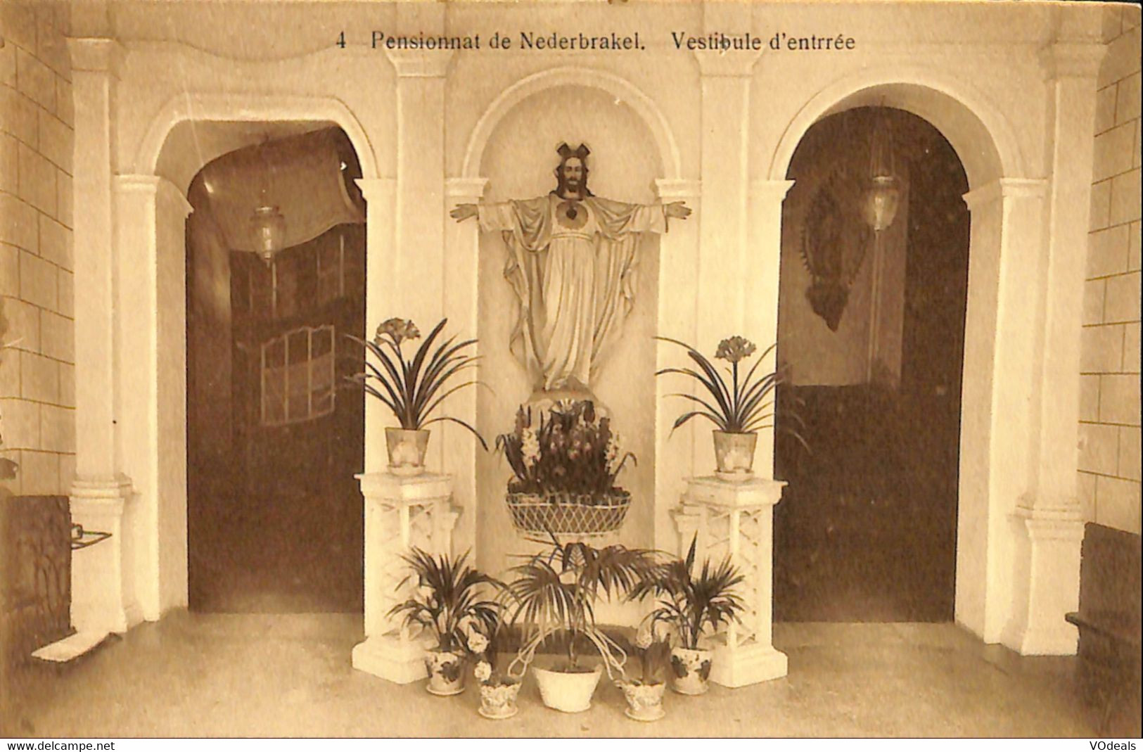 035 786 - CPA - Belgique - Nederbrakel - Pensionnat De Nederbrakel - Vestibule D'entrée - Brakel