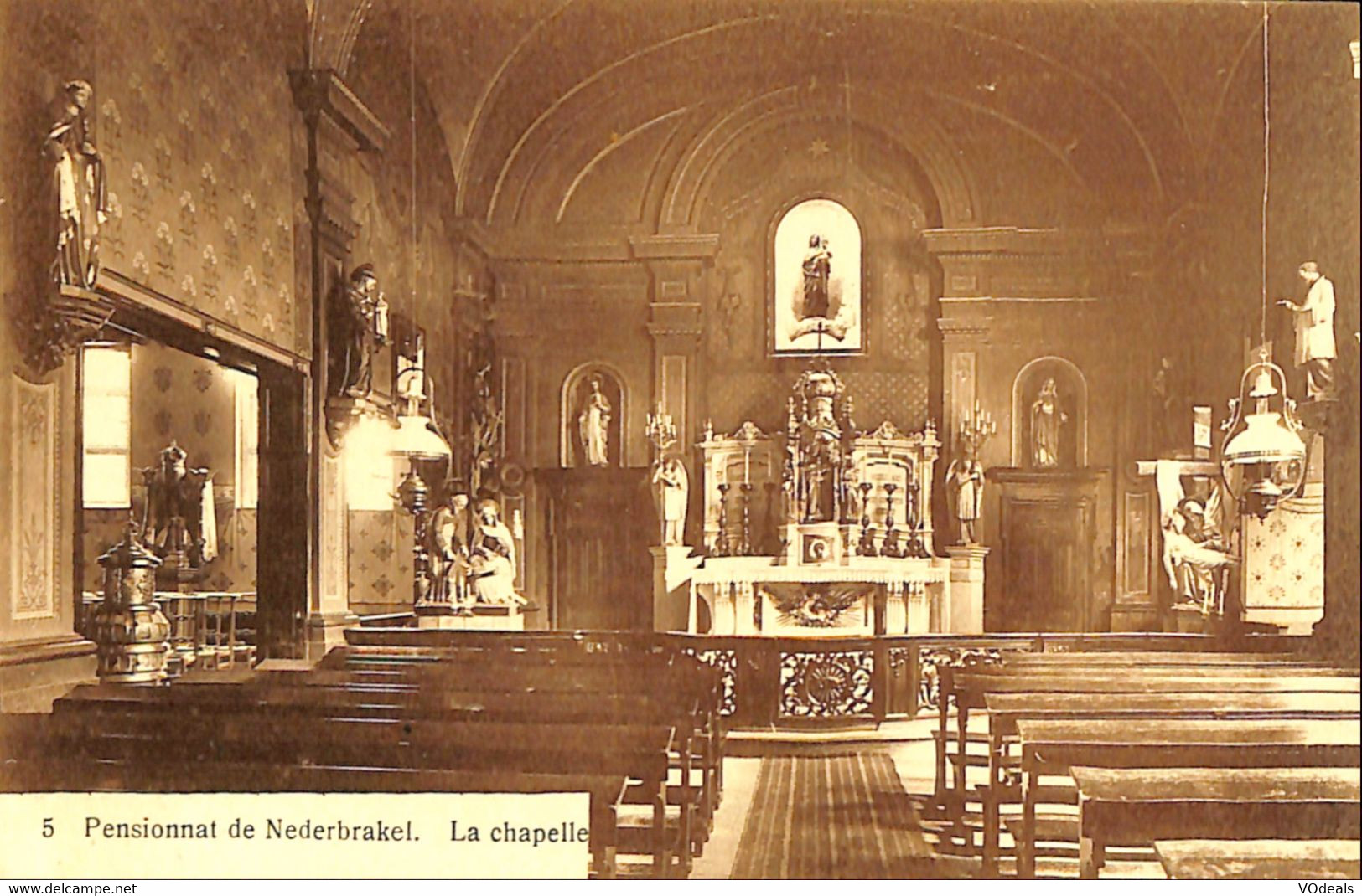 035 787 - CPA - Belgique - Nederbrakel - Pensionnat De Nederbrakel - Laz Chapelle - Brakel