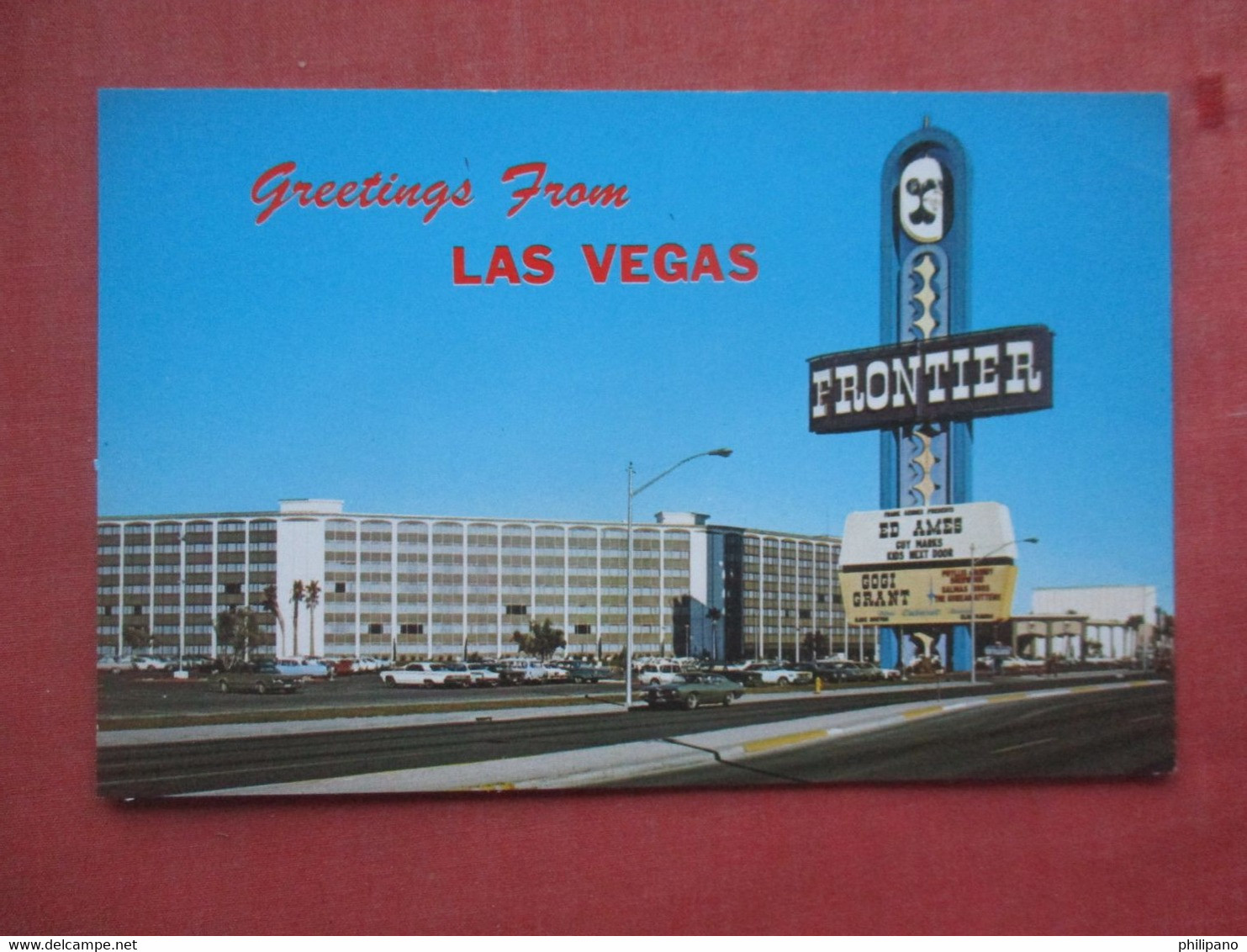 Greetings Las Vegas  The Frontier.   Nevada > Las Vegas   Ref 5216 - Las Vegas