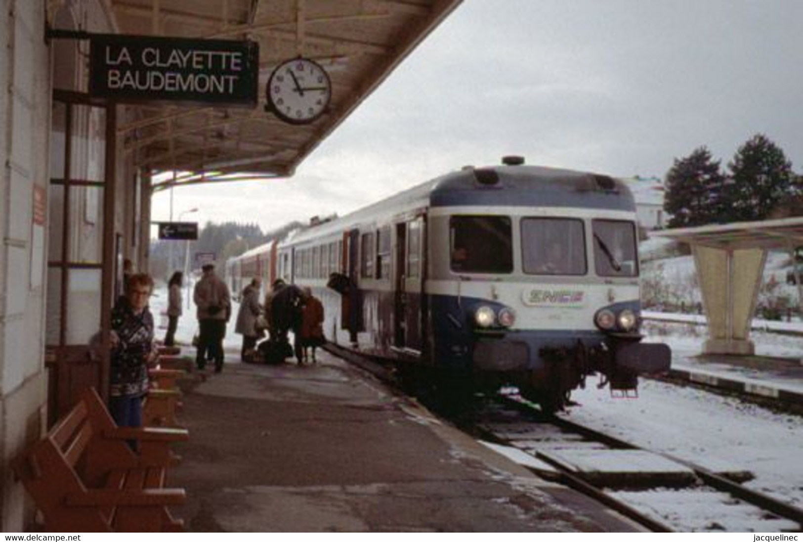 La Clayette Baudemont 71 - CPM - SNCF - La Gare - 4.895 - Paray Le Monial