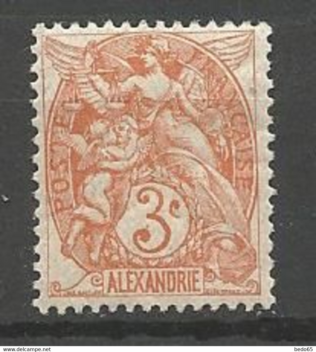 ALEXANDRIE N° 21 NEUF* TRACE DE CHARNIERE /  MH - Neufs