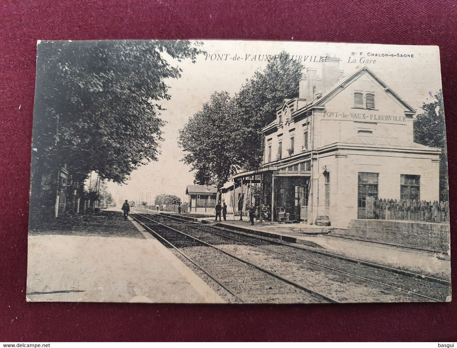 CPA D01 Pont De Vaux Gare - Pont-de-Vaux