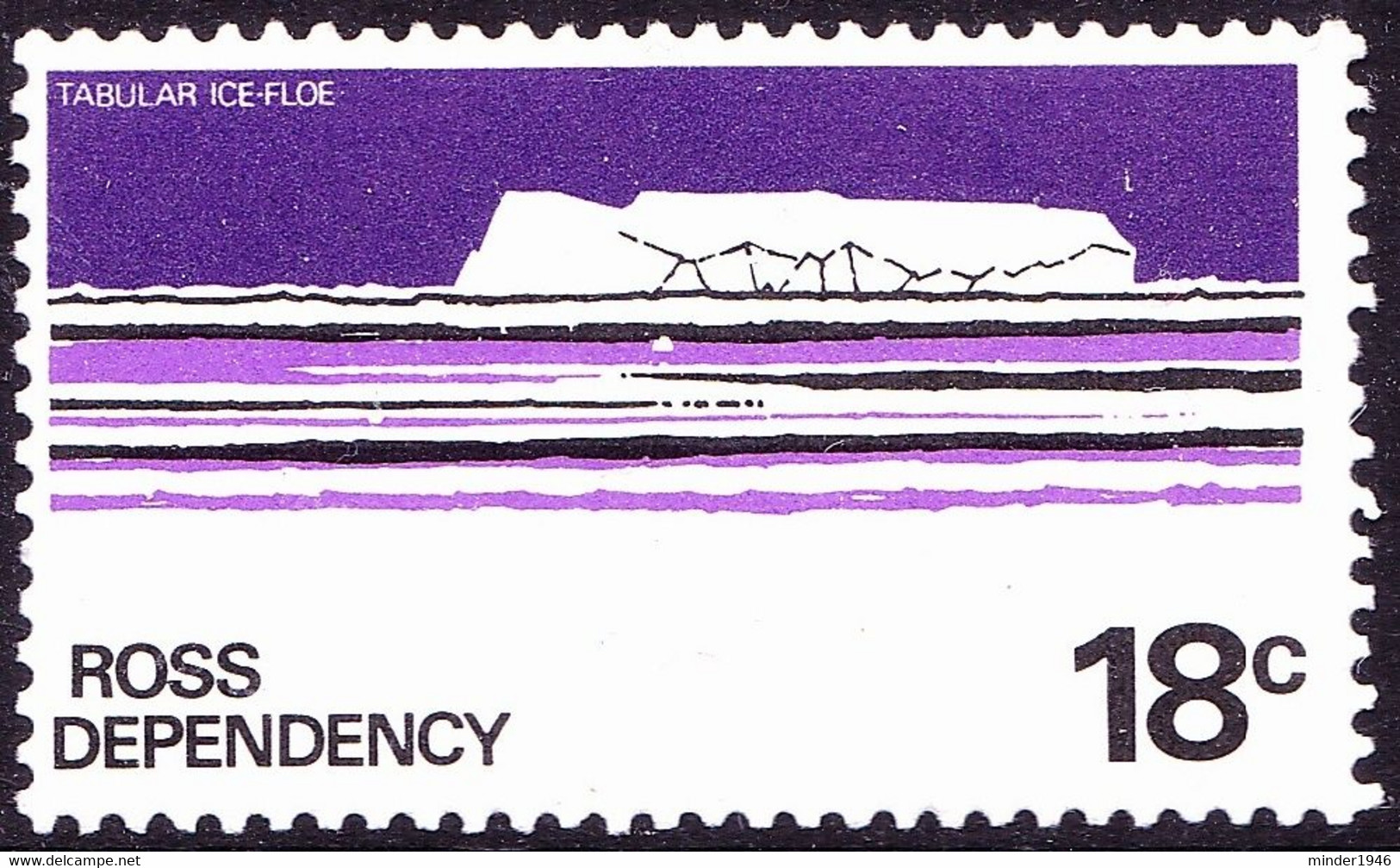 ROSS DEPENDENCY 1972 QEII 18c Multicoloured Scenic MH - Ungebraucht
