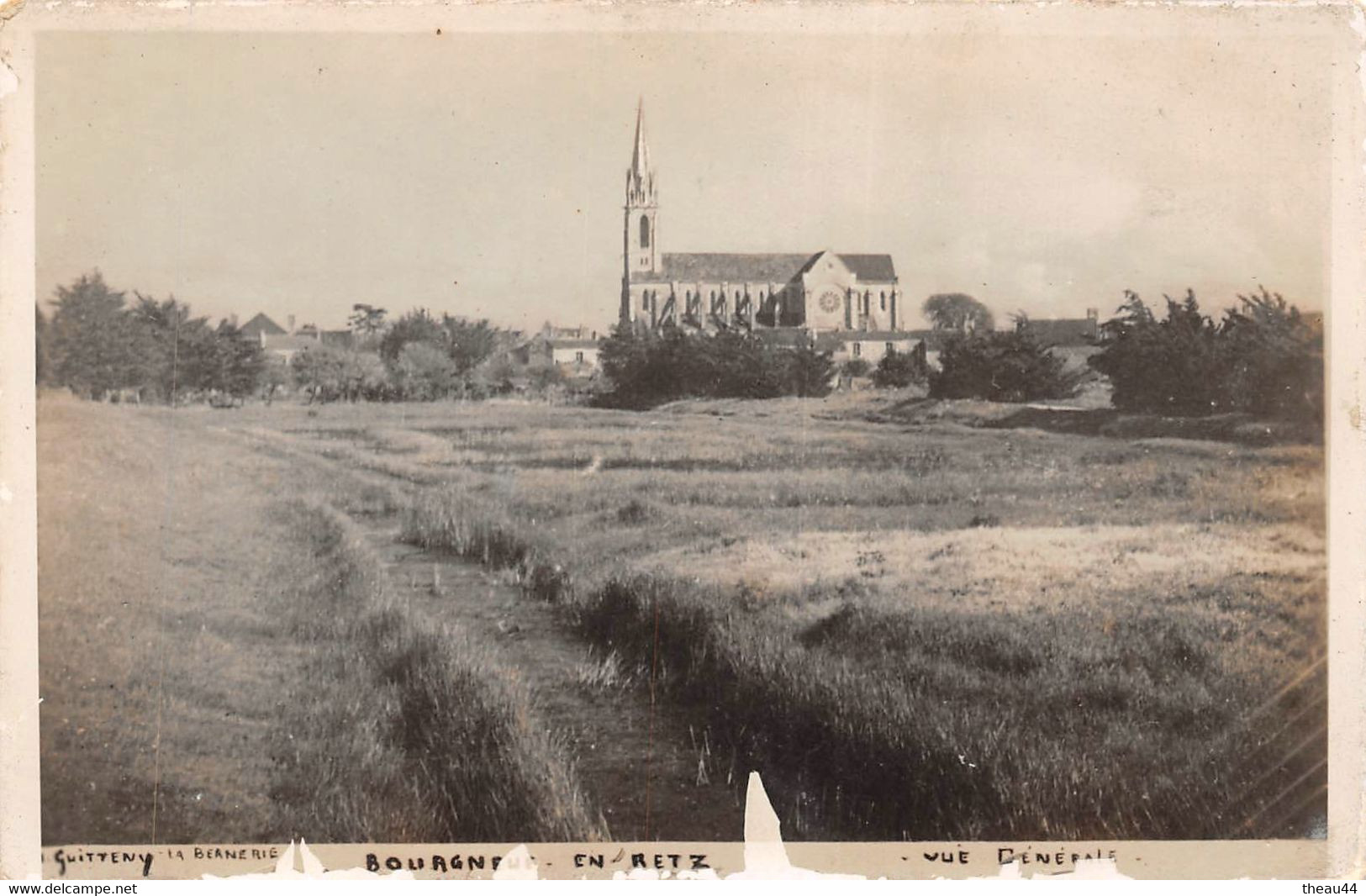 ¤¤  -  BOURGNEUF-en-RETZ   -  Carte-Photo   -  Vue Générale      -   ¤¤ - Bourgneuf-en-Retz