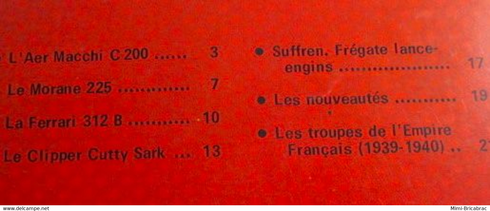 Revue De Maquettisme Plastique Années 60/70 : MPM N°22 Très Bon état ! Sommaire En Photo 3 - France