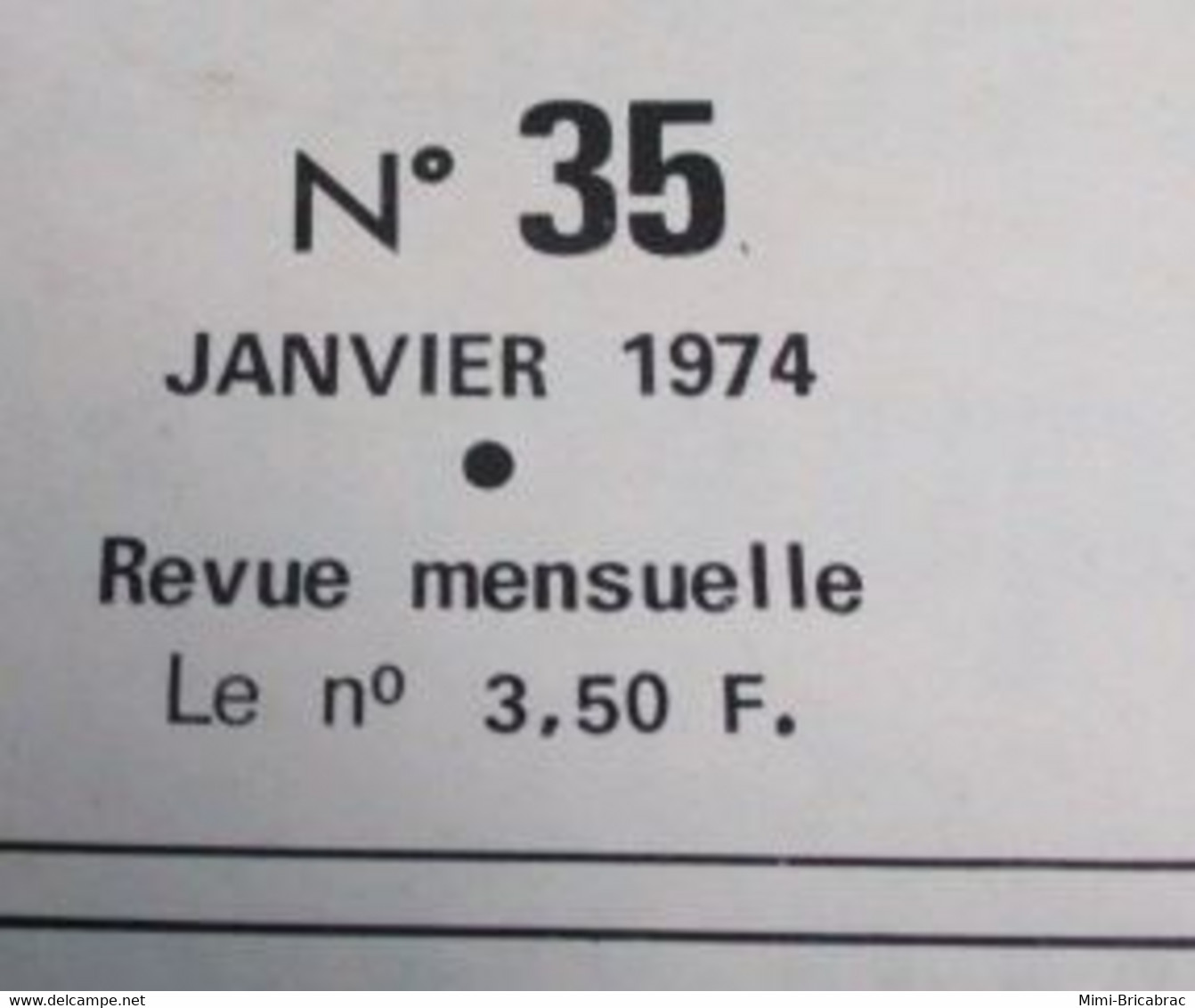 Revue De Maquettisme Plastique Années 60/70 : MPM N°35 Très Bon état ! Sommaire En Photo 3 - Frankreich