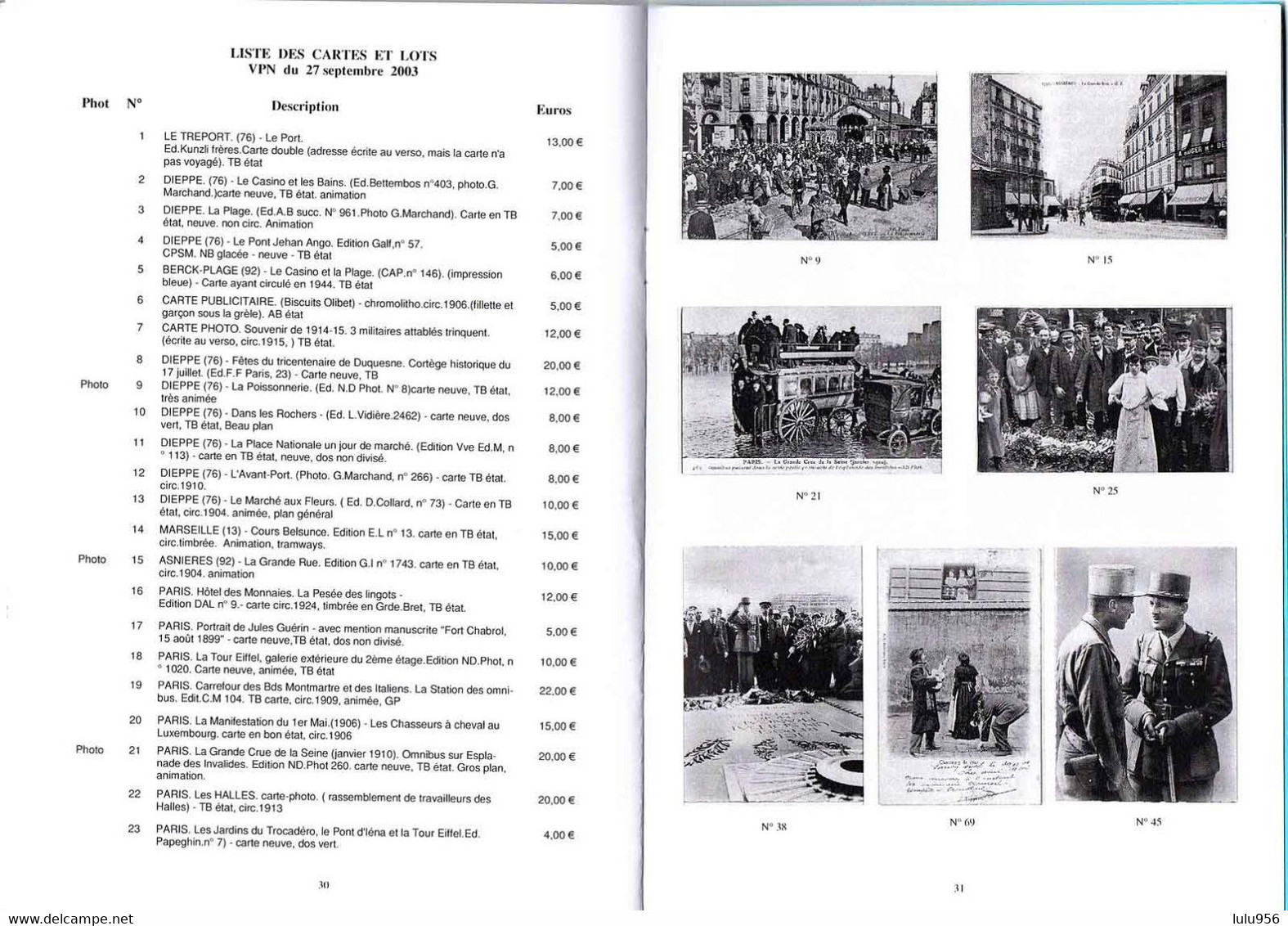 LE CARTOPHILE N° 123 - 2003 - Livres & Catalogues